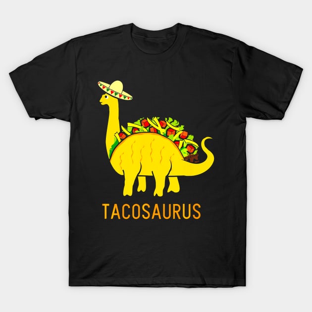 Tacosaurus Shirt Funny Taco Dinosaur T-Shirt by CovidStore